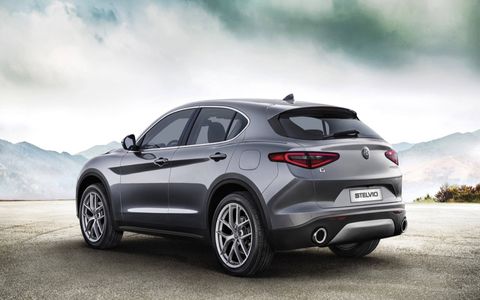 The Stelvio is going on sale in Europe right now, which gets all the nice things first.