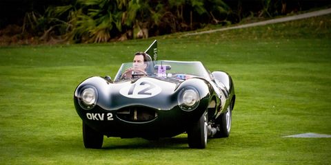 the 2017 edition of amelia island concours celebrated the jaguar d type's third consecutive victory at le mans