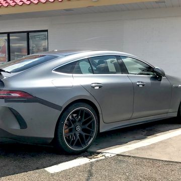 This Mercedes-AMG GT was spotted at a New Mexico McDonald's undergoing crucial Hot Weather and Hot Food validation tests.