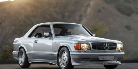 RM Sotheby's will offer this 1989 Mercedes-Benz 560 SEC 6.0 AMG "Wide Body" at their Arizona sale next month.