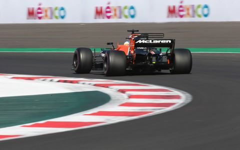 Formula 1 action from the  Autodromo Hermanos Rodriguez, Mexico City, Mexico, Saturday Oct. 28, 2017.