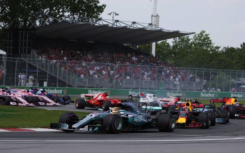 Sights from the Formula 1 Canadian Grand Prix at the Circuit Gilles Villeneuve, Sunday June 11, 2017.