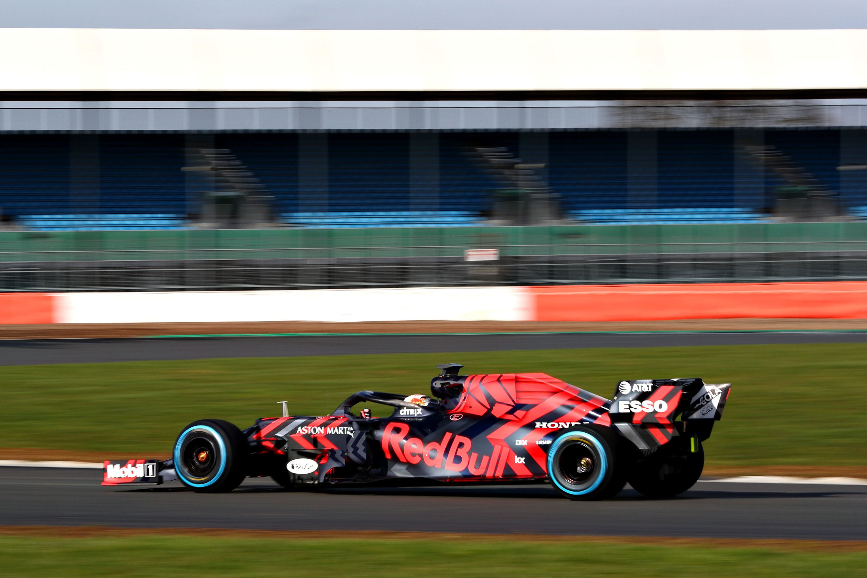 Red Bull Racing F1 team wild livery as part of RB15 launch Silverstone