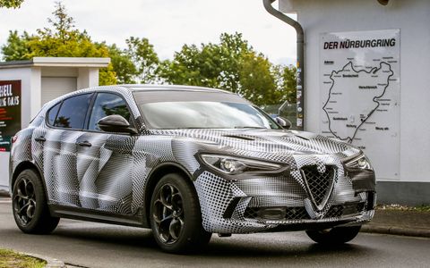 The 2018 Alfa Romeo Stelvio set the production SUV lap record around the Nurburgring.