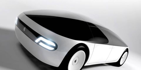 this concept rendering shows what the apple car could have looked like