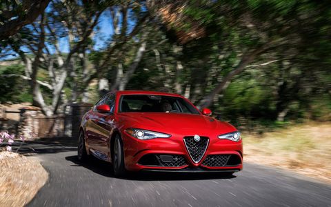 We drive the long-awaited 2017 Alfa Romeo Giulia Quadrifoglio, which packs a 505-hp 2.9-liter turbocharged V6 and, for the U.S. market, an eight-speed automatic transmission exclusively.