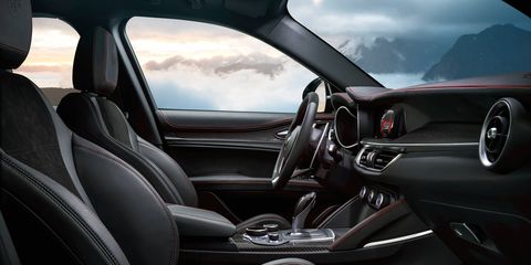 2018 Alfa Romeo Stelvio Quadrifoglio interior