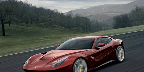 The all-aluminum Ferrari F12 still rules supreme in the V12-powered gran turismo class four years after its introduction, with 731 hp and a top speed of 211 mph.