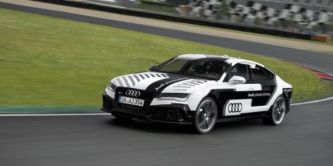 Audi's autonomous RS7 can take on a racetrack, but it still isn't 100 percent safe.