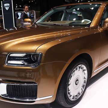 Aurus brought its sedan and limo to Geneva for their global auto show debut.