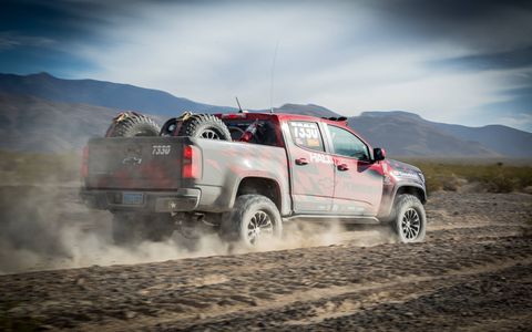 The Chevy Colorado celebrates its third birthday with a truly impressive concept vehicle, the ZR2 AEV concept.