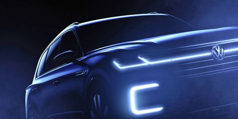Volkswagen will show off a new plug-in hybrid SUV concept in Beijing.