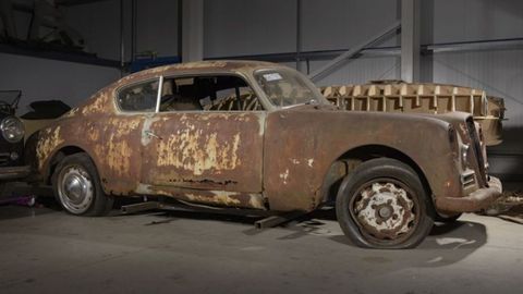 This 1953 Lancia Aurelia B20 GT Series 3 was discovered in the U.S. a few years ago, with plenty of gaps in the body.