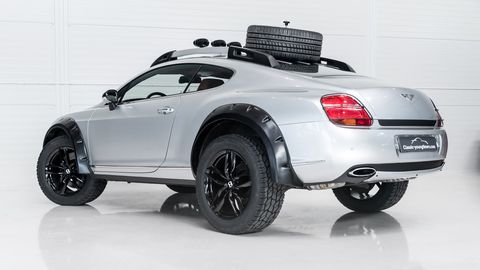 This 2004 Bentley Continental GT has been modified to be more trail-friendly than the Bentayga and the Cullinan combined, with their street tires.