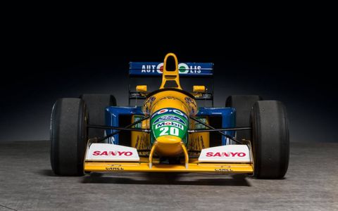 This 1991 3.5-liter Benetton-Cosworth Ford B191 was the car Nelson Piquet drove to a win in the Canadian GP in Montreal.