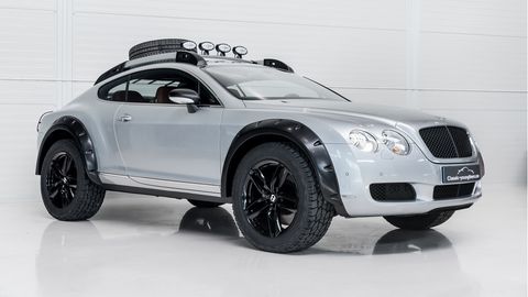 This 2004 Bentley Continental GT has been modified to be more trail-friendly than the Bentayga and the Cullinan combined, with their street tires.