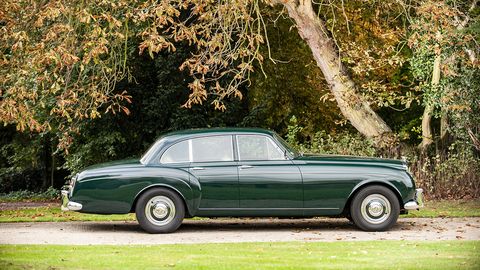 The S2 Continental Flying Spur by H.J. Mulliner gave the luxurious coupe the versatility of a four-door sedan.