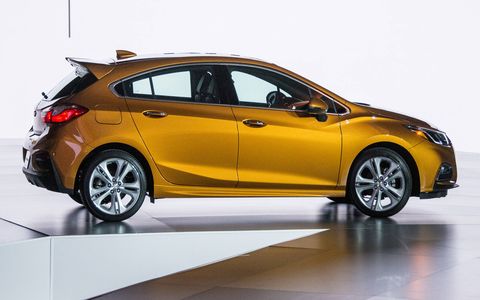 The Chevrolet Cruze hatch will go on sale in the U.S. as a 2017 model.