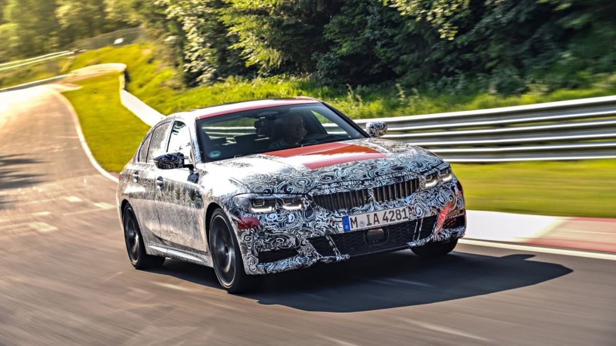 Electric BMW 3-Series spotted testing in Europe