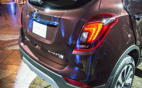 The refreshed 2017 Encore made its debut on the eve of the New York auto show.