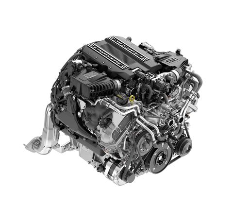 Cadillac CT6 V-Sport V8 powertrain
