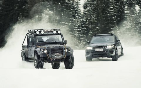 SPECTRE, the next James Bond film will feature a selection of Jags, Ranges and Land Rovers.