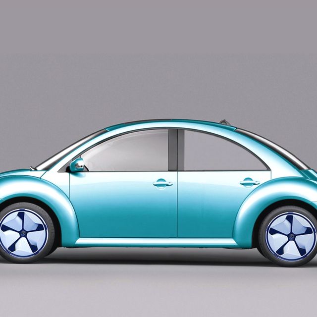 The Beetle is likely to come back as a four-door EV to complement the rest of the electric range, as seen in our rendering but after the Microbus debuts.