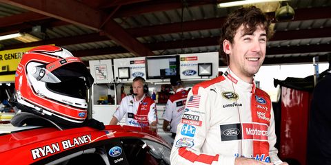 Blaney might not be the biggest name in the rookie class, but that isn't slowing him down one bit.