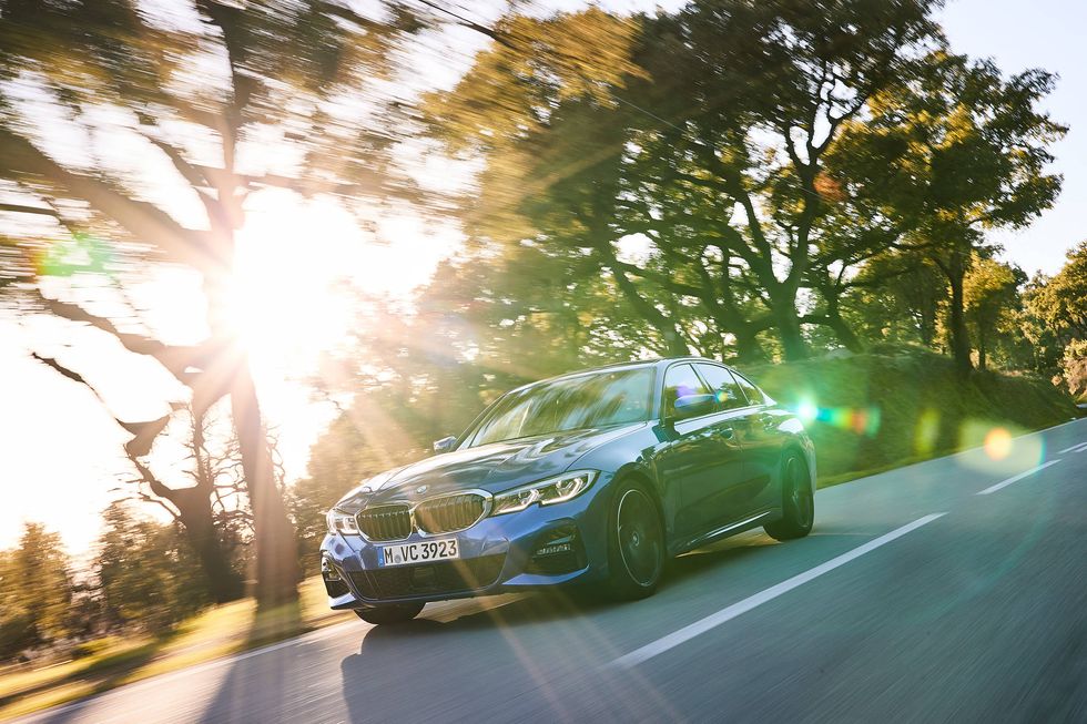 The 2020 BMW 330i gets a turbocharged four-cylinder engine making 255 hp and 295 lb-ft of torque.