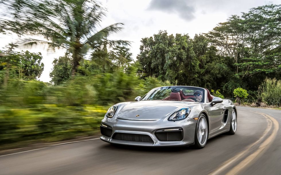 We drive the 2016 Porsche Boxster Spyder, which packs the 3.8-liter six from the 911 Carrera S into the automaker's lightest sports car -- with predictably incredible results.