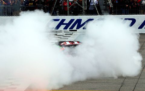 Kurt Busch won at Richmond on Sunday to clinch his spot in NASCAR's postseason.