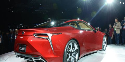 The LC500 arrives in 2017 with a 5.0-liter V8 underhood.