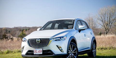 The Mazda CX-3 is the marque's smallest crossover, powered by a Skyactiv-G 2.0-liter engine producing 146 hp.
