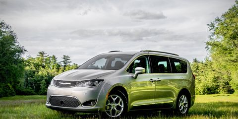 Chrysler is back in the minivan game with the all-new Pacifica, with the Touring version featuring a 3.6-liter V6 connected to a nine-speed automatic.
