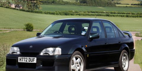 This 1991 Vauxhall Lotus Carlton shows just 4,500 miles on the clock.