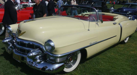 Cadillac, like this one at the San Marino Concours, will be the featured marque at the La Jolla Concours
