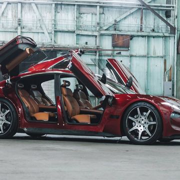 The Fisker EMotion EV has over 400 miles of range and is being shown at CES 2018.