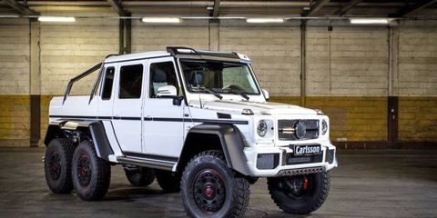 Carlsson offers performance and interior upgrades for the G63 AMG 6x6.