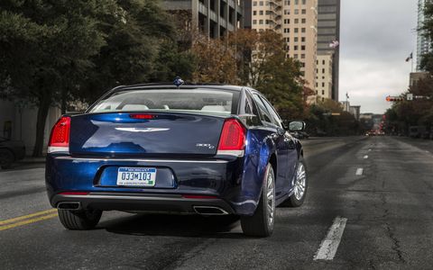 The 300C is a throwback to the days of big American sedans.
