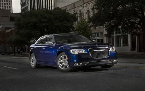 The 300C is a throwback to the days of big American sedans.