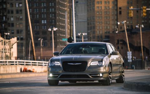 The 2018 Chrysler 300S comes standard with a 300-hp V6, upgraded models get a 363-hp Hemi V8.