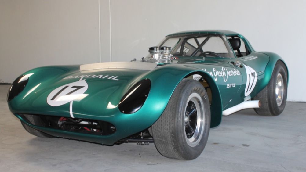 a 1964 chevrolet powered bill thomas cheetah race car.