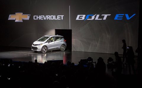 Chevrolet unveiled the Bolt EV at CES.