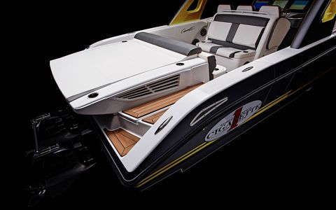 The Cigarette Racing Team 41’ SD GT3 boat