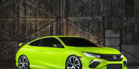 2016 Honda Civic Concept debut at the New York auto show