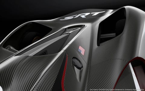 Srt Tomahawk Vision Gran Turismo Concept Is A Little Bit Viper A Lot Of High G Insanity