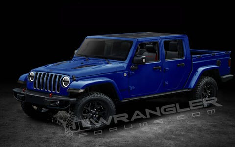 Gallery Here Are Your Jeep Wrangler Pickup Renderings