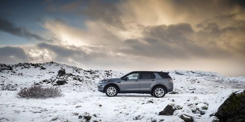 The new Land Rover Discovery Sport in Iceland.