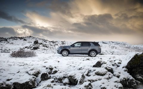 The new Land Rover Discovery Sport in Iceland.