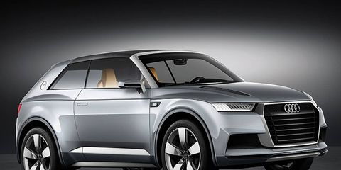 Audi has previously previewed a small SUV at the 2012 Paris Motor Show in the form of the Crosslane Concept.